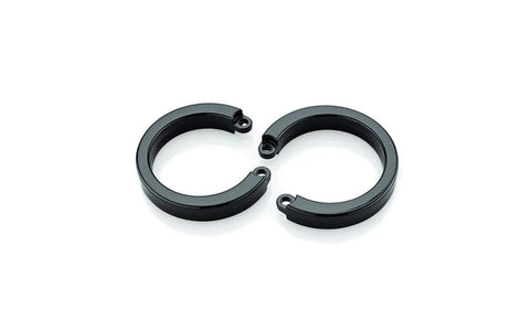 Cockcage U Ring 2 Pc L/XL Black - Large and Extra Large Cages