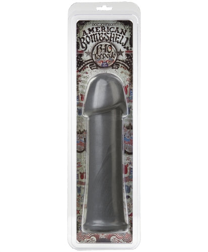 American Bombshell B-10 Torpedo (Gun Metal) – Large Anal Dildo Black > Anal Range > Oversized Anal Toys