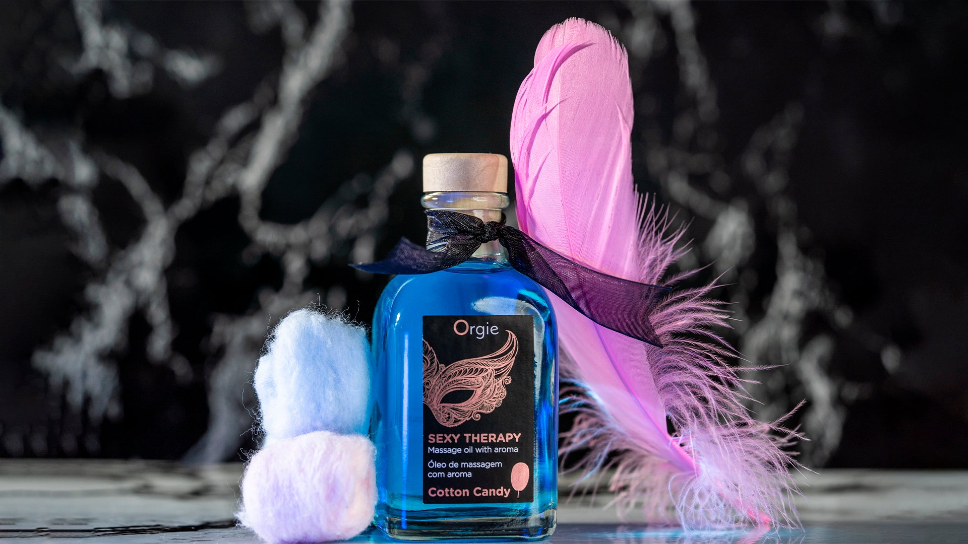Orgie Sexy Therapy Cotton Candy Kissable Massage Oil 100ml – Edible Warming Massage Oil > Essentials > Massage Oil