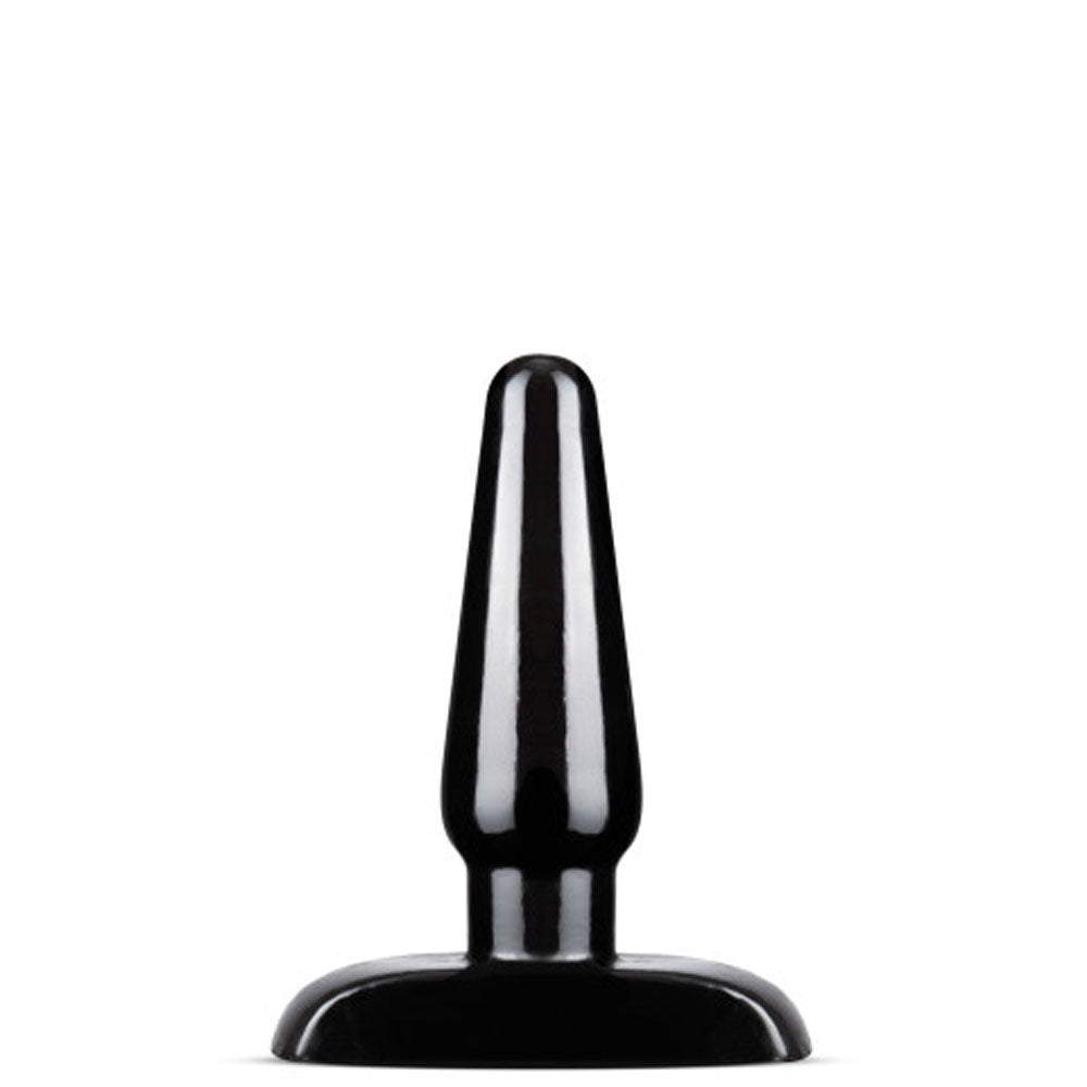 Blush Basic Small Anal Plug Tapered Black for New Sensations Butt Plugs