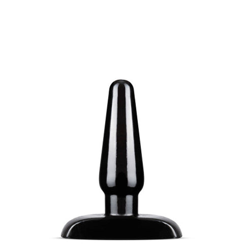 Blush Basic Small Anal Plug Tapered Black for New Sensations Butt Plugs