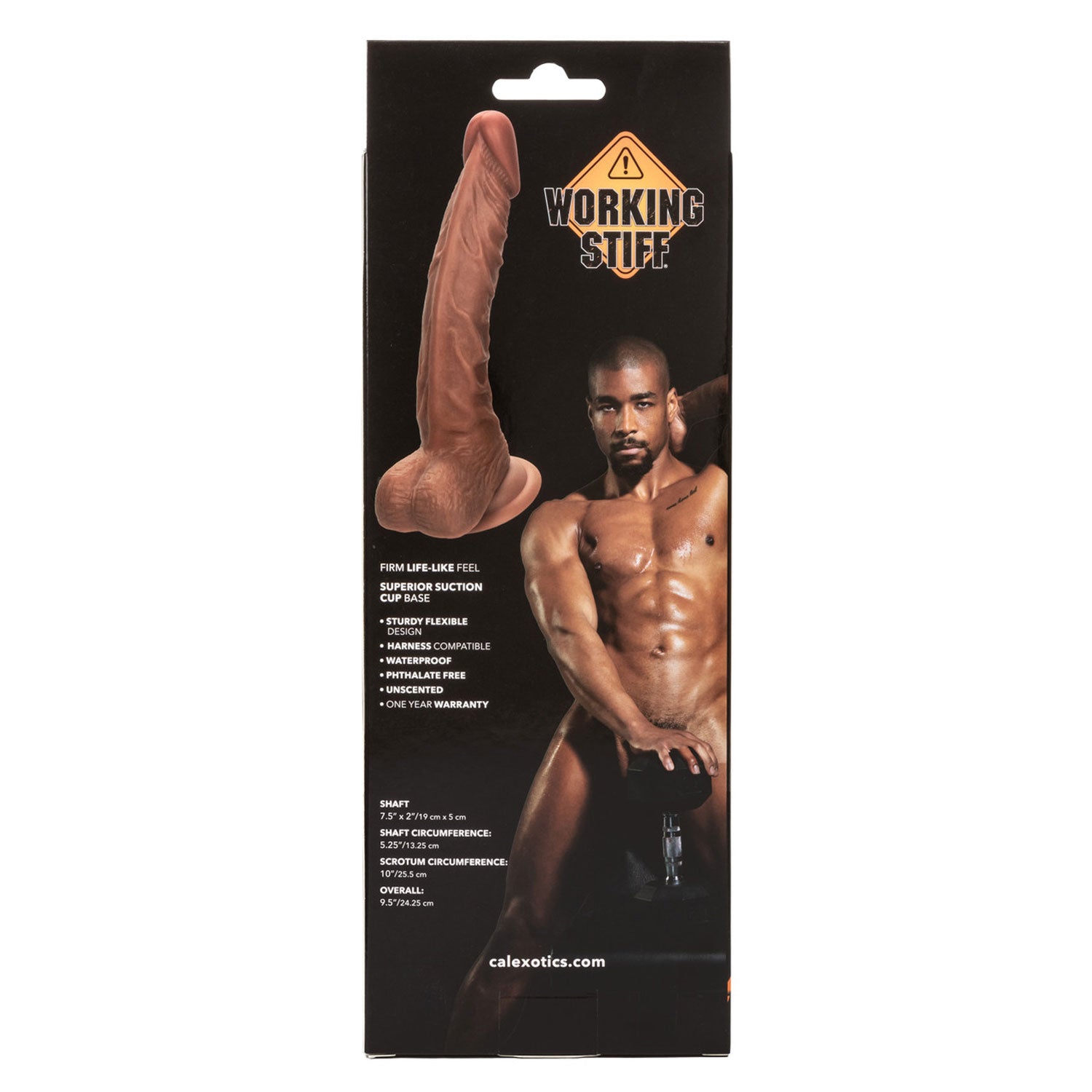 Working Stiff The Personal Trainer Realistic 7.5 Inch Flesh Tone Dildo with Suction Cup Base DONGS