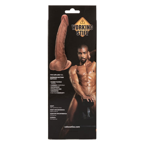 Working Stiff The Personal Trainer Realistic 7.5 Inch Flesh Tone Dildo with Suction Cup Base DONGS