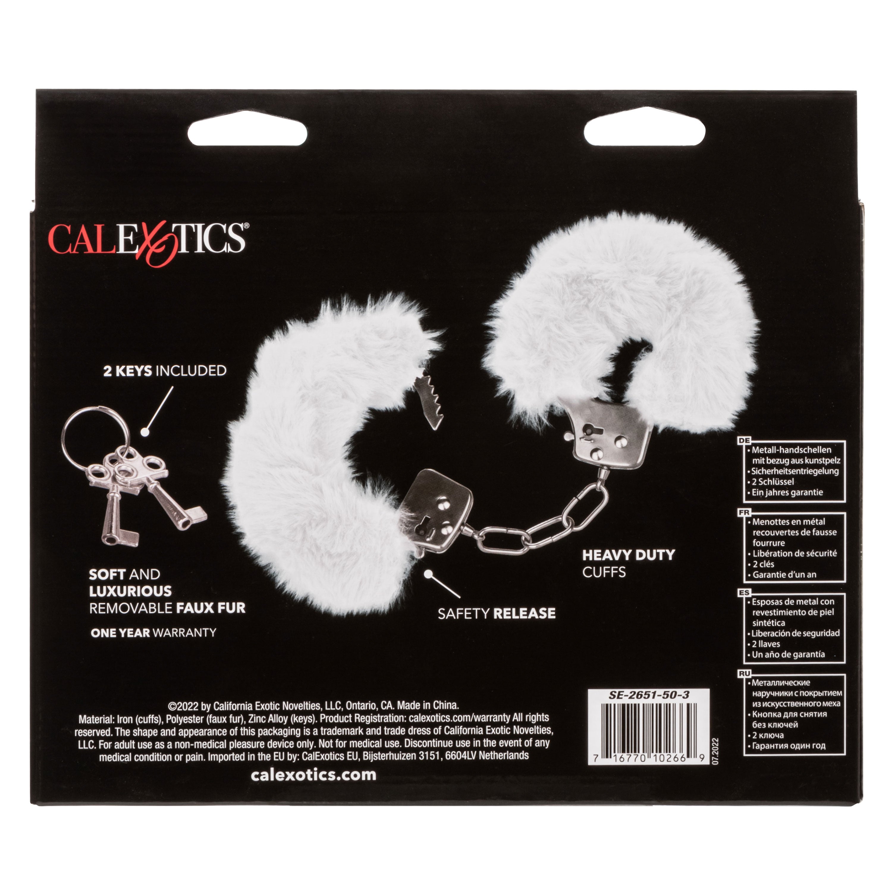 Ultra Fluffy White Furry Cuffs – Soft Bondage Handcuffs > Bondage Gear > Handcuffs