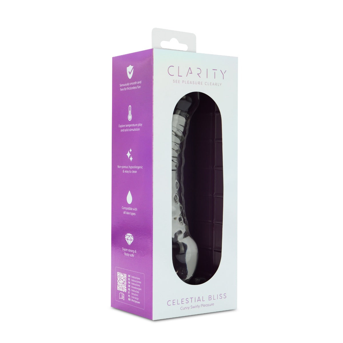 Celestial Bliss 5.9 Inch Double-Ended Borosilicate Glass Dildo > Glass > Dildos