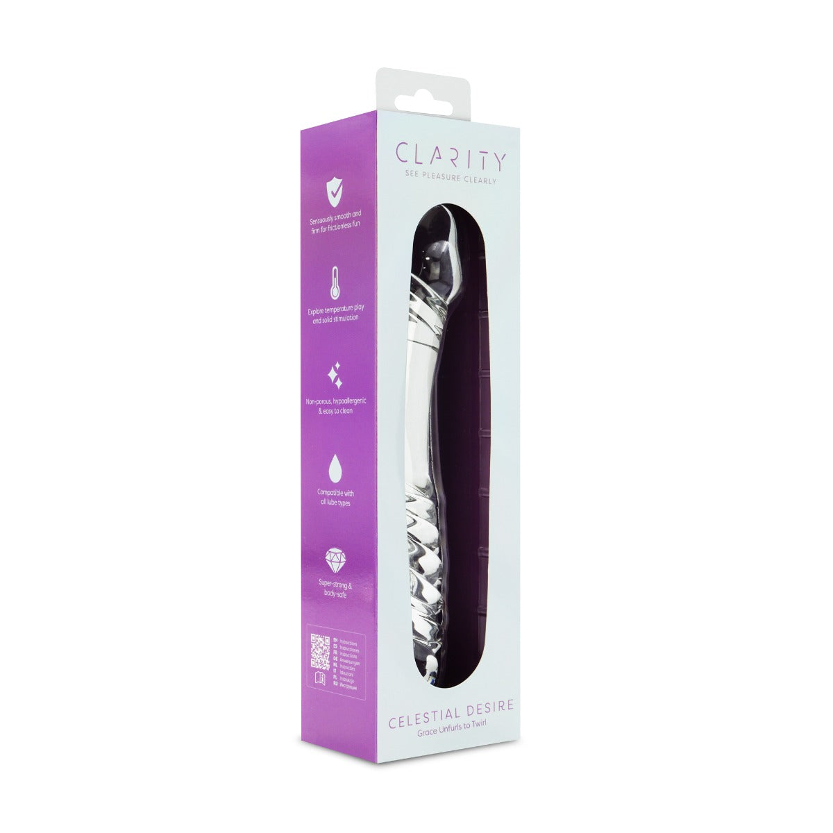 Celestial Desire 7.4 Inch Double-Ended Borosilicate Glass Dildo > Glass > Dildos