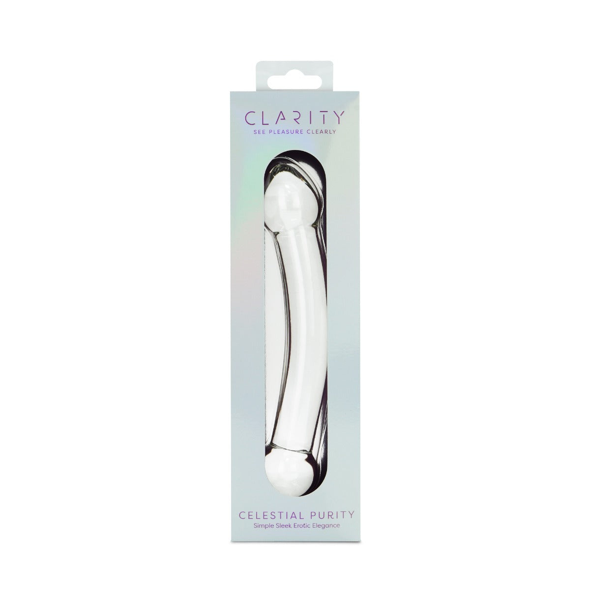 Celestial Purity 6.6 Inch Double-Ended Borosilicate Glass Dildo > Glass > Dildos