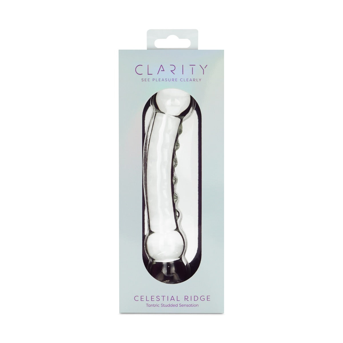 Celestial Ridge Borosilicate Glass Double-Ended Dildo – 6.4 Inch Sculpted Ridges > Glass > Dildos