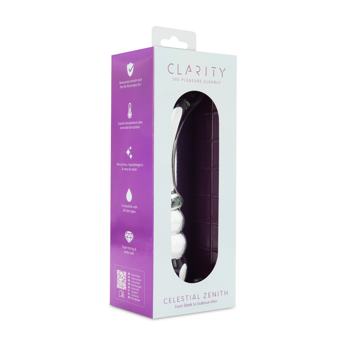 Celestial Zenith 6.5 Inch Double-Ended Borosilicate Glass Dildo > Glass > Dildos