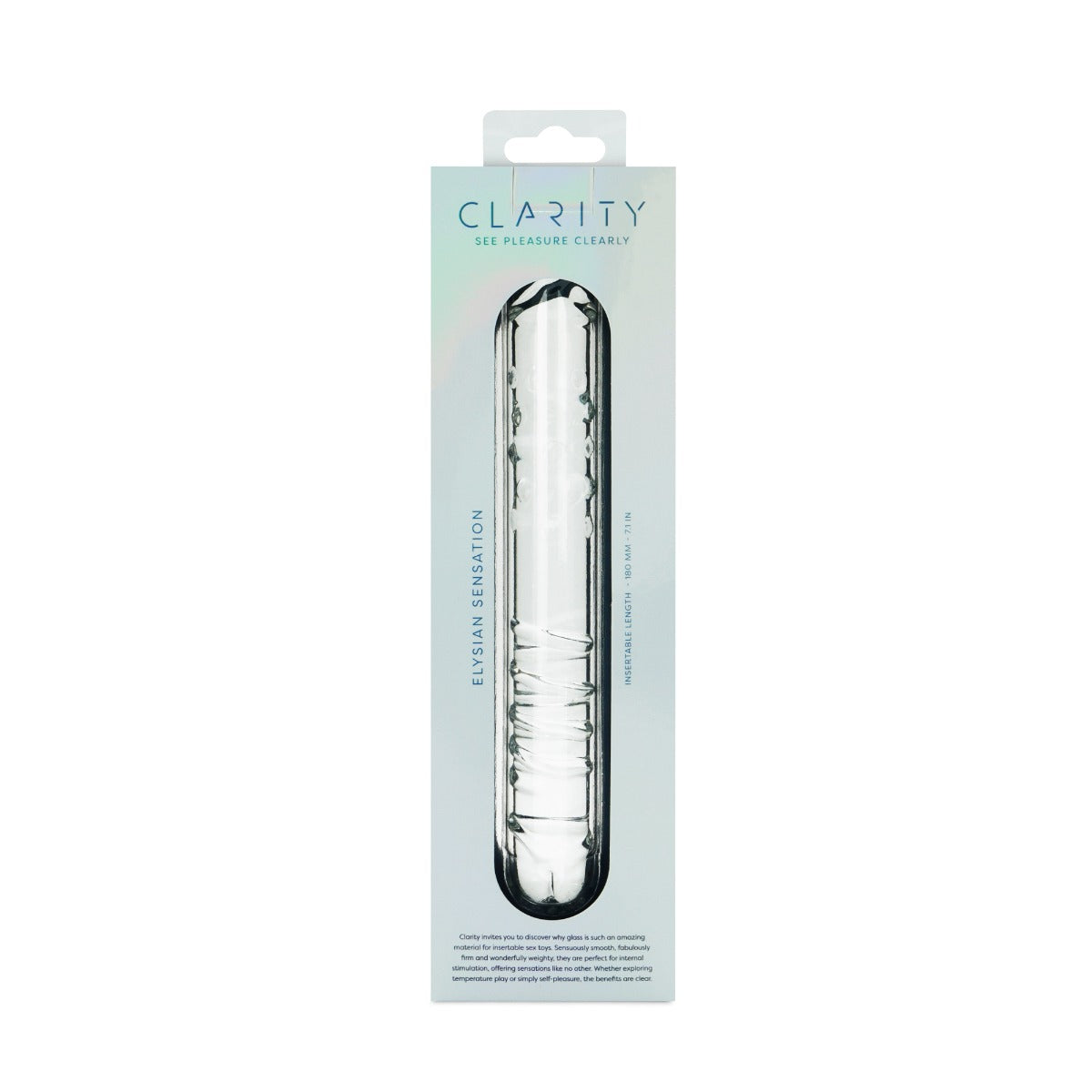 Elysian Sensation 7.1 Inch Double-Ended Borosilicate Glass Dildo > Glass > Dildos