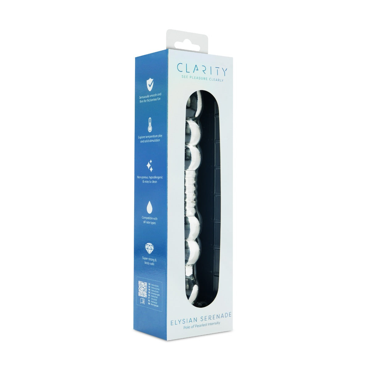 Elysian Serenade 7.5 Inch Handblown Borosilicate Glass Dildo > Glass > Dildos