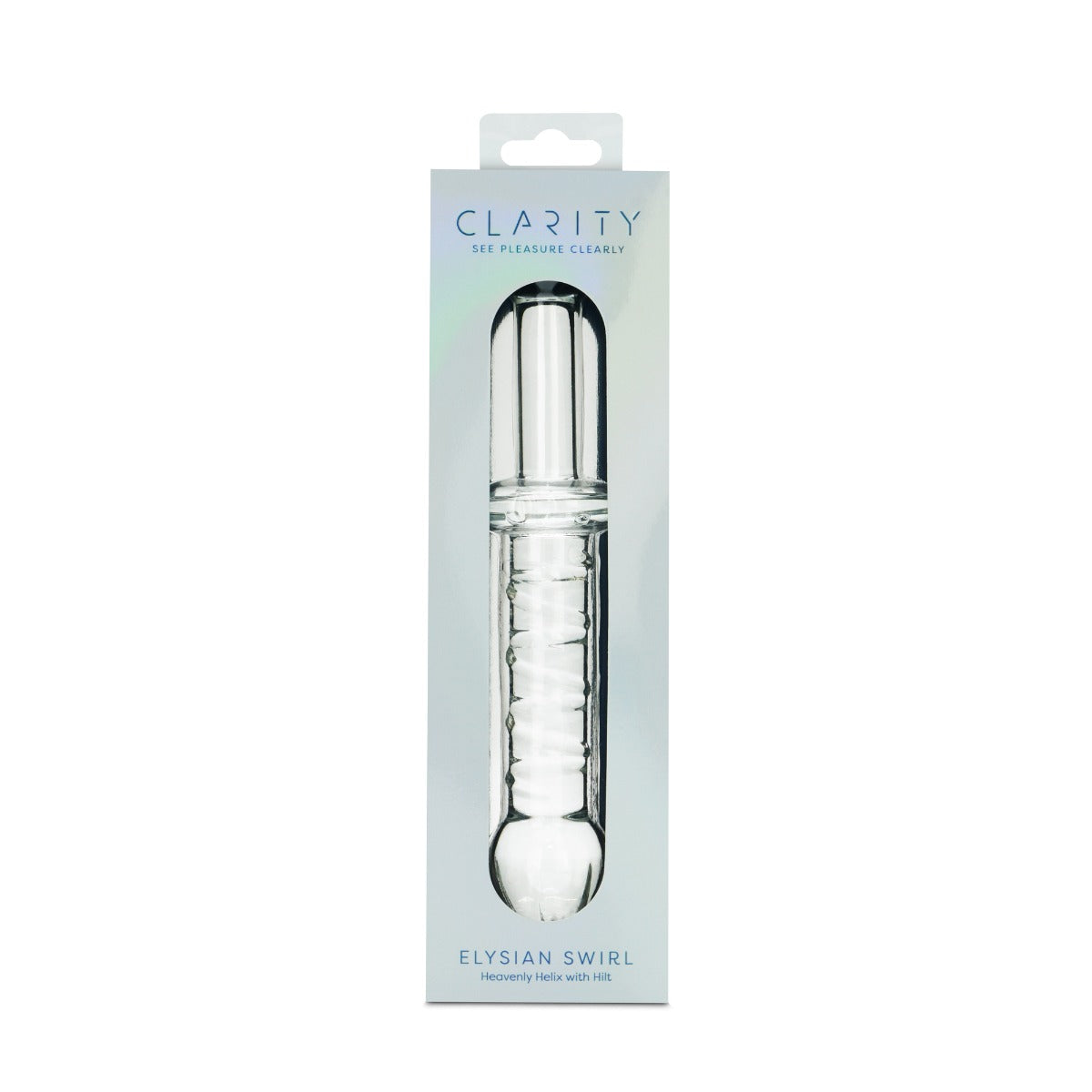 Elysian Swirl Handblown Borosilicate Glass 5.6 Inch Spiral Textured Dildo > Glass > Dildos