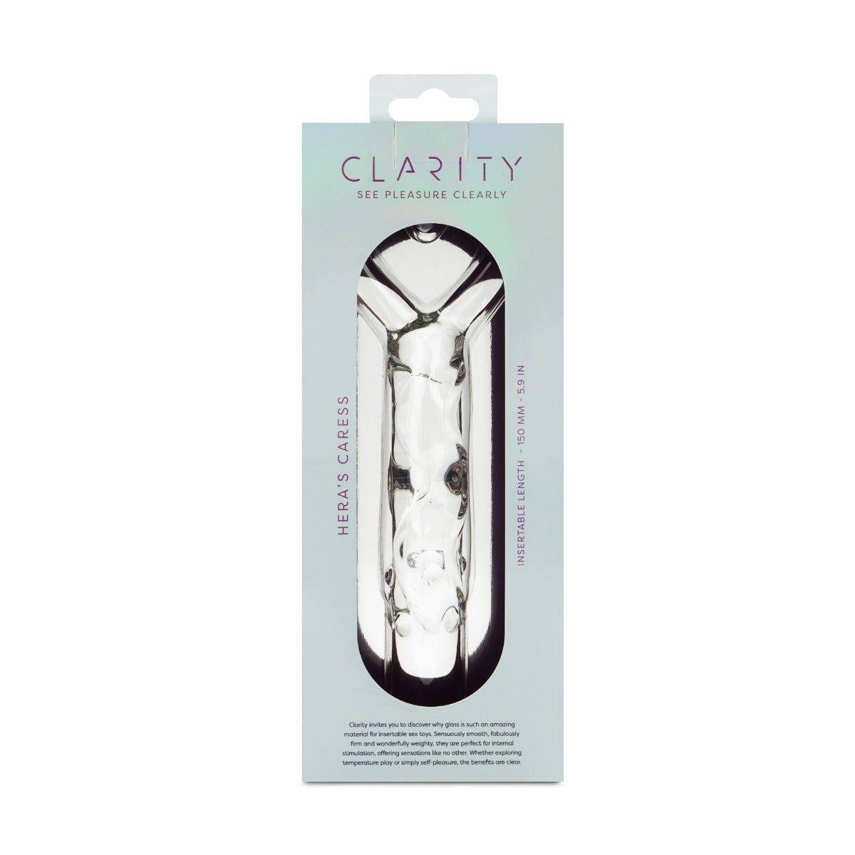 Hera’s Caress Handblown Borosilicate Glass Dildo 5.9 Inch Durable Intimate Accessory > Glass > Dildos