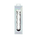 Hera's Cascade Handblown Borosilicate Glass Dildo – Sculptural Handle 5.9 Inch Insertable Length > Glass > Dildos