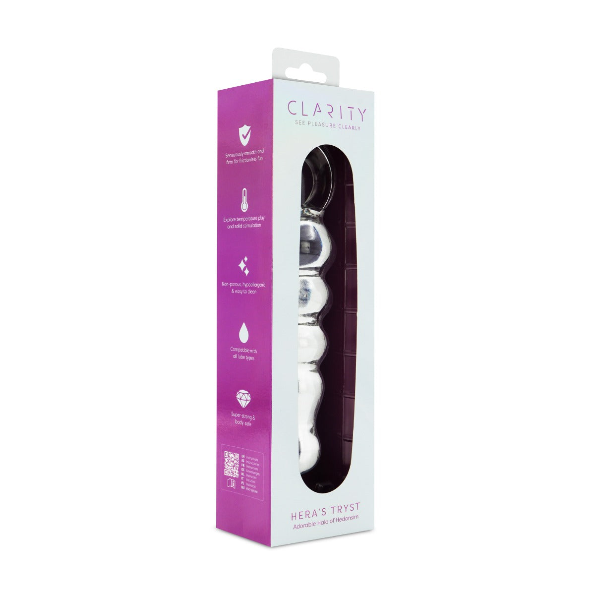 Hera's Tryst – 4.9 Inch Handblown Borosilicate Glass Dildo > Glass > Dildos
