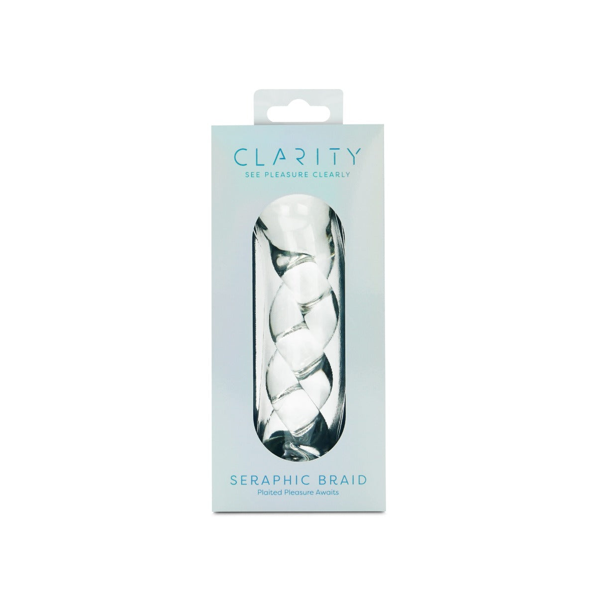 Seraphic Braid 5.7 Inch Borosilicate Glass Dildo Handblown Spiral Design Dildo > Glass > Dildos
