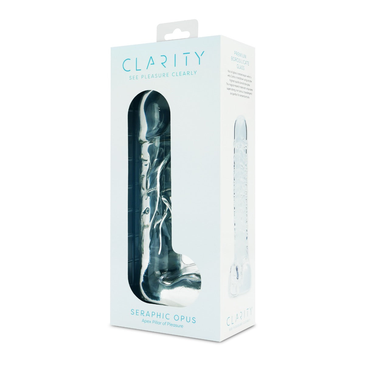Seraphic Opus Handblown 7.2 Inch Borosilicate Glass Dildo Body-Safe Durable Material > Glass > Dildos