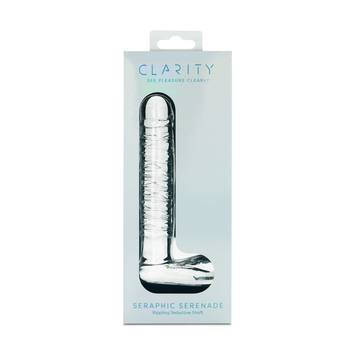 Seraphic Serenade Hand-Blown Borosilicate Glass Dildo 5.7 Inch Sculpted Design > Glass > Dildos