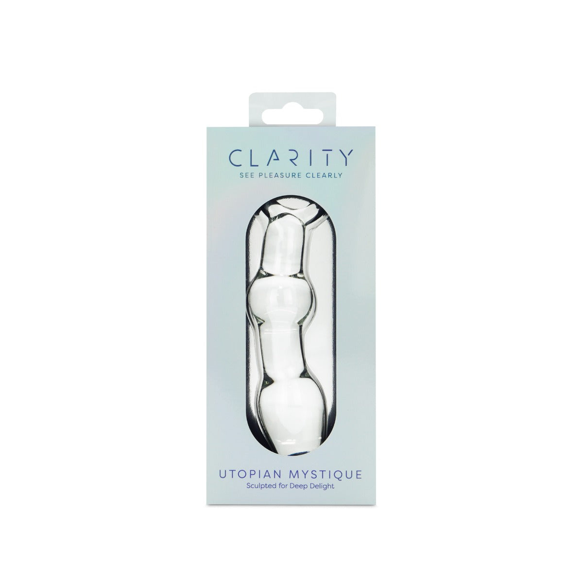 Utopian Mystique 5.2 Inch Ribbed Borosilicate Glass Anal Dildo > Glass > Dildos