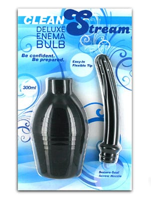 CleanStream Adult Toys Black Deluxe Enema Bulb 811847011650