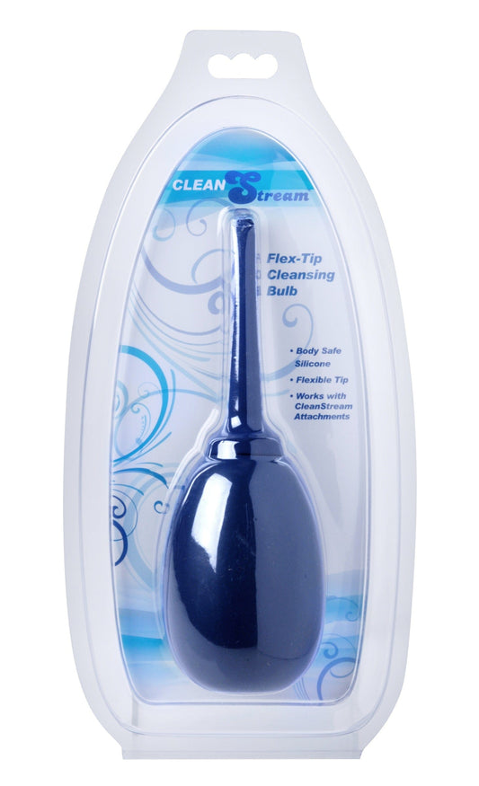 CleanStream Adult Toys Blue Flex Tip Cleansing Enema Bulb 848518010537