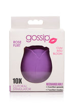 Curve Toys | Gossip Cum Into Bloom Clitoral Vibrator - Rose Flirt