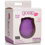 Curve Toys | Gossip Cum Into Bloom Clitoral Vibrator - Rose Flirt