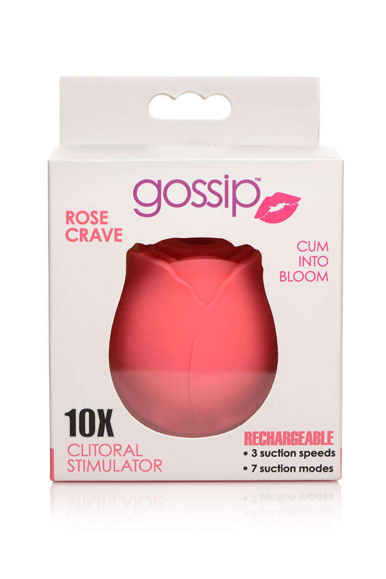 Gossip Cum Into Bloom Clitoral Vibrator Rose Crave Rose Pink > Sex Toys For Ladies > Rose Stimulators