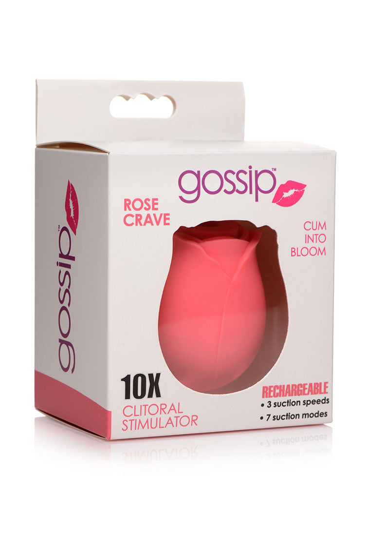 Gossip Cum Into Bloom Clitoral Vibrator Rose Crave Rose Pink > Sex Toys For Ladies > Rose Stimulators