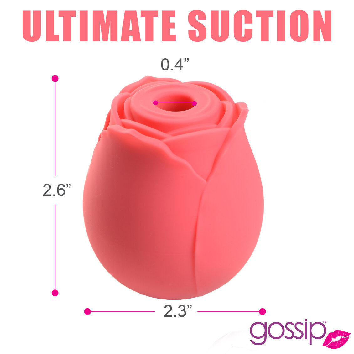 Gossip Cum Into Bloom Clitoral Vibrator Rose Crave Rose Pink > Sex Toys For Ladies > Rose Stimulators