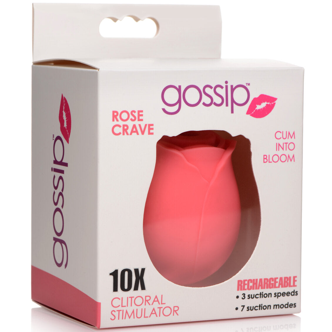 Gossip Cum Into Bloom Clitoral Vibrator Rose Crave Rose Pink > Sex Toys For Ladies > Rose Stimulators