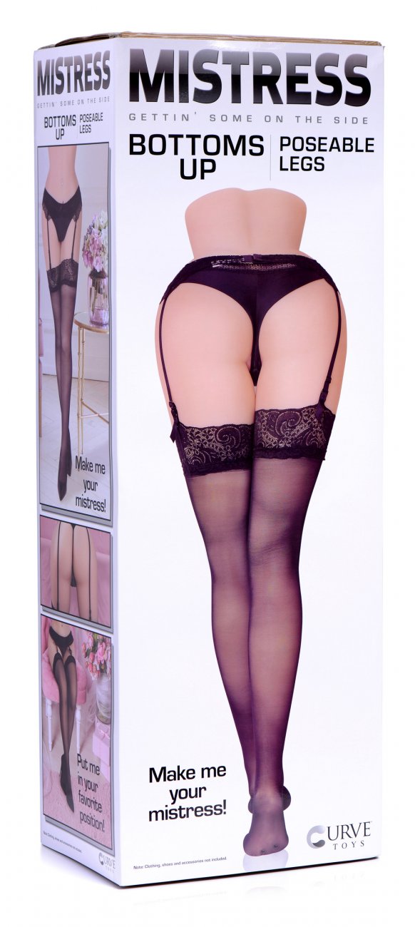 Mistress Bottoms Up Poseable Legs Realistic Lifelike Sex Doll M43 Inch with Dual Openings and Accessories > Sex Toys > Sex Dolls > Premium