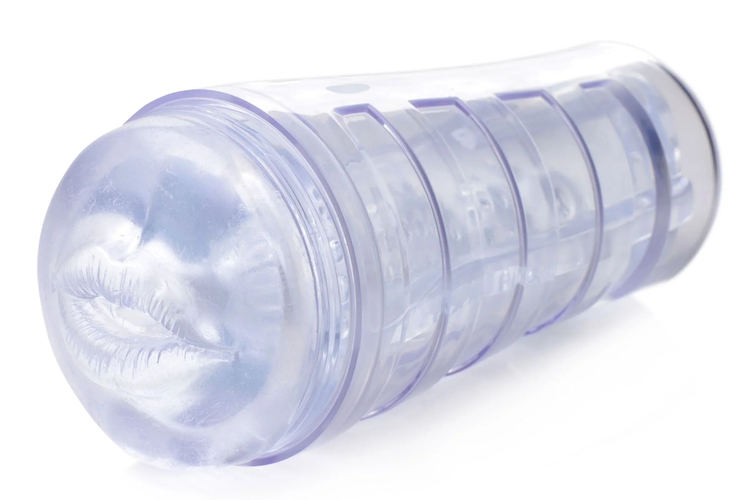 Curve Toys | Mistress Courtney - Diamond Deluxe Clear Mouth Stroker Masturbator Main image