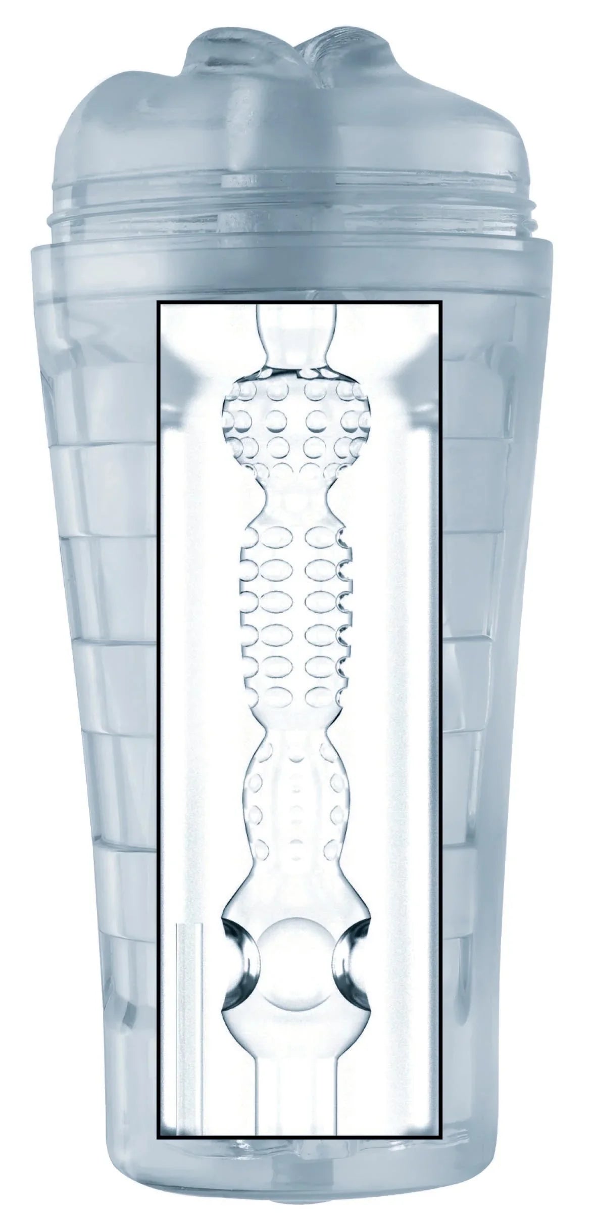 Curve Toys | Mistress Courtney - Diamond Deluxe Clear Mouth Stroker Masturbator