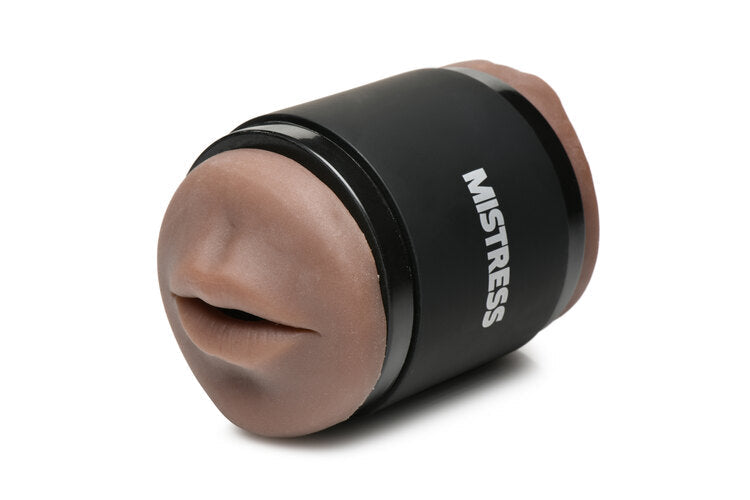 Mistress Double Shot Mini Masturbators Ass and Mouth Dark Tone Compact Ergonomic Design Secondary image