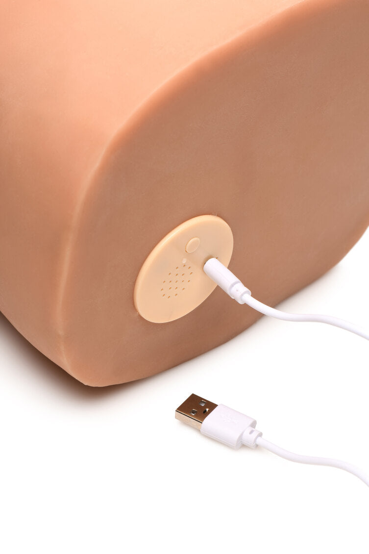 Mistress 3D Life Size Vibrating Pussy and Ass Masturbator with Remote Control and Textured Inner Tunnels > Sex Toys For Men > Assbators
