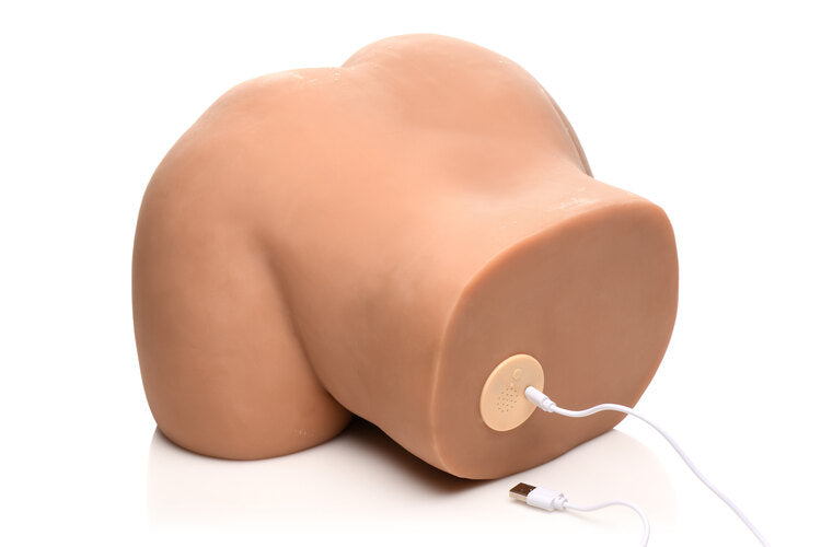 Mistress 3D Life Size Vibrating Pussy and Ass Masturbator with Remote Control and Textured Inner Tunnels > Sex Toys For Men > Assbators