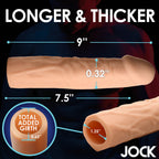 Curve Toys | JOCK Extra Long 1.5 Penis Extension Sleeve - Light