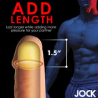 Curve Toys | JOCK Extra Long 1.5 Penis Extension Sleeve - Light