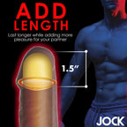 Curve Toys | JOCK Extra Long 1.5 Penis Extension Sleeve - Dark
