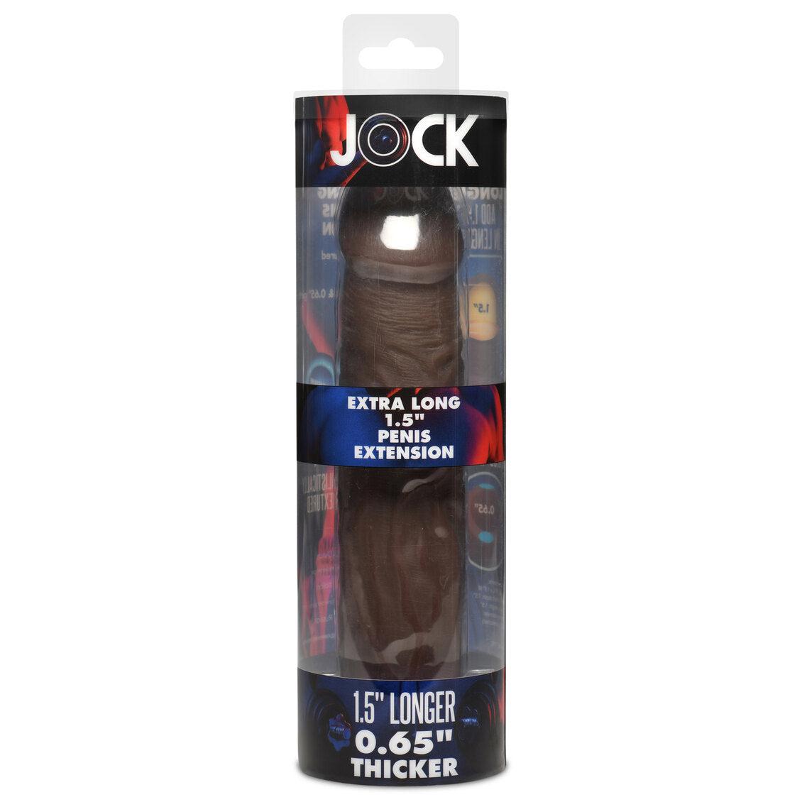 Curve Toys | JOCK Extra Long 1.5 Penis Extension Sleeve - Dark