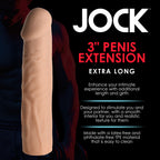 Curve Toys | JOCK Extra Long 3 Penis Extension Sleeve - Light