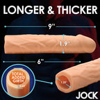 Curve Toys | JOCK Extra Long 3 Penis Extension Sleeve - Light