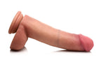 Jock Dual Density Silicone Dildo With Balls - 8.5 Inches > Dildos > Realistic Dildos