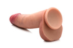 Jock Dual Density Silicone Dildo With Balls - 8.5 Inches > Dildos > Realistic Dildos