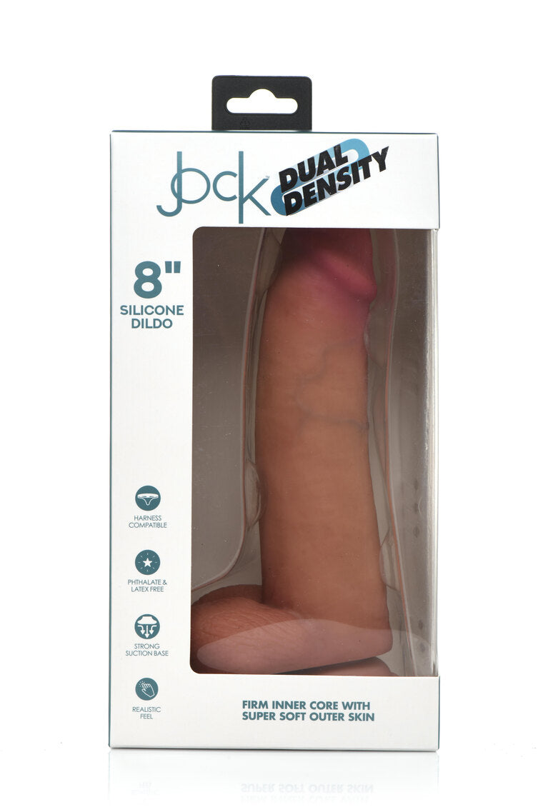 Jock Dual Density Silicone Dildo With Balls - 8.5 Inches > Dildos > Realistic Dildos