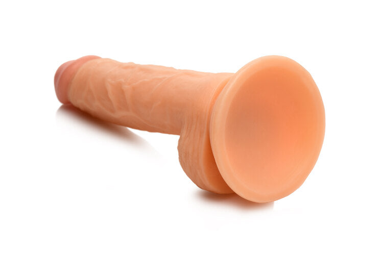 Curve Toys | Fantasy Jock Swimming Simon 7 Dildo with Balls - Light