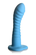 Curve Toys | Simply Sweet 7 Ribbed Silicone Dildo Blue
