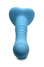 Curve Toys | Simply Sweet 7 Ribbed Silicone Dildo Blue