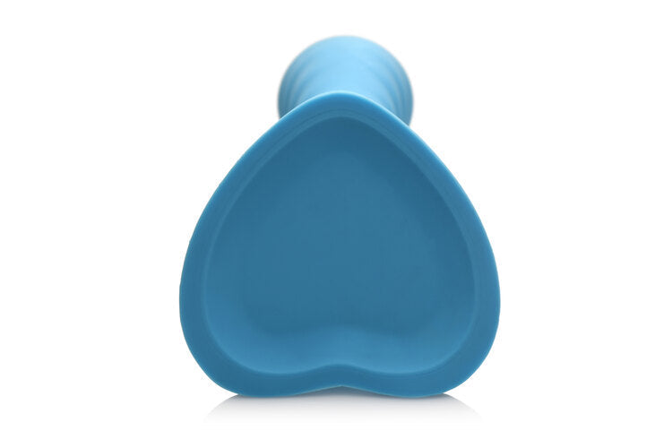 Curve Toys | Simply Sweet 7 Ribbed Silicone Dildo Blue